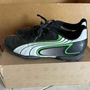 Puma soccer shoes, small grass field